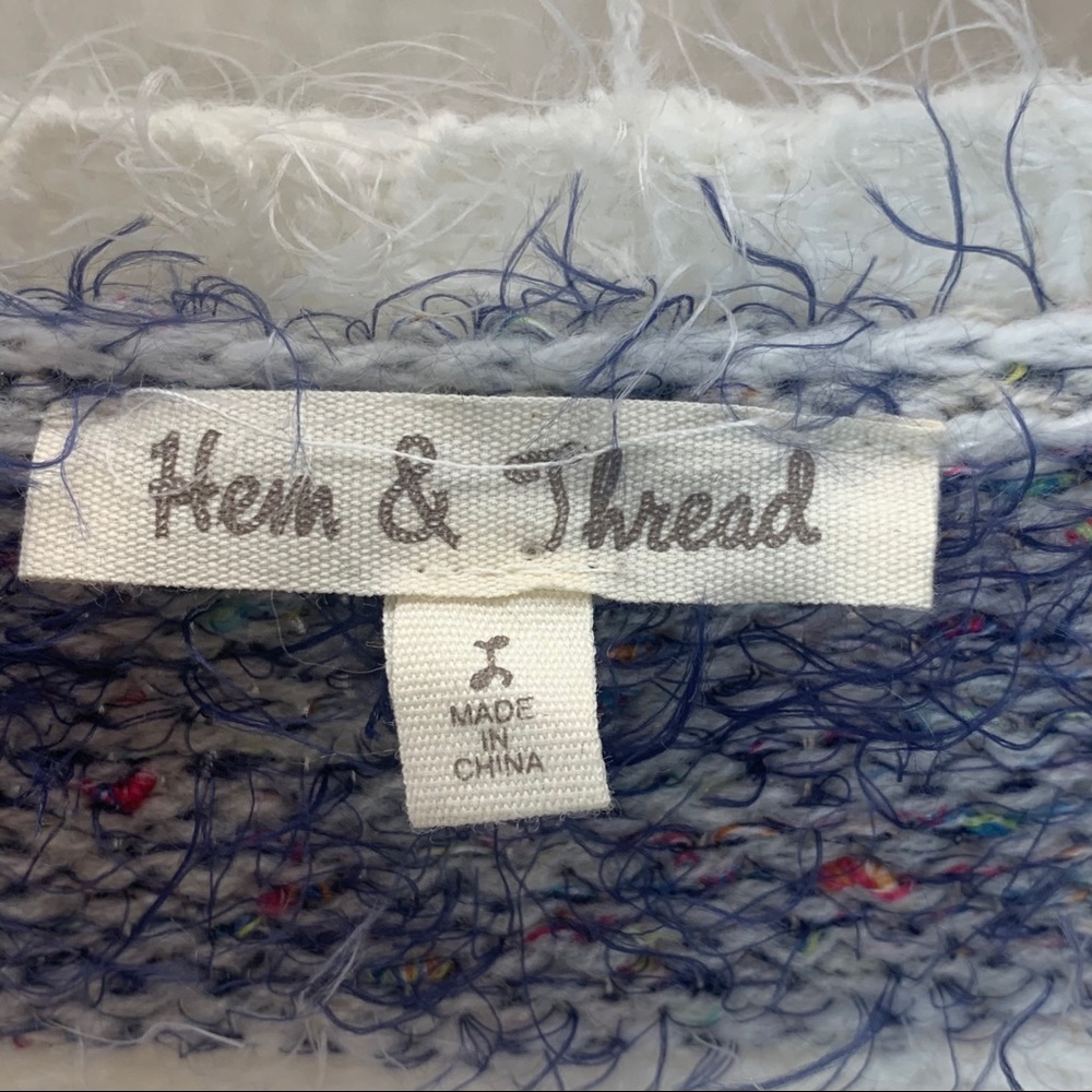 HEM &THREAD Textured Stripped Sweater - Picture 5 of 8